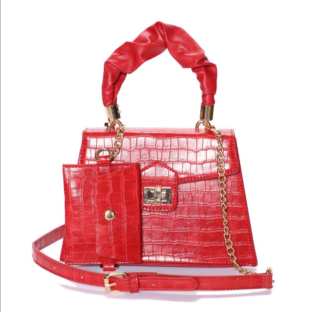 MINI RED HANDBAG